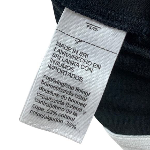 New Calvin Klein Womens XL Black Unpadded Wireless Racerback Bralette Sports Bra - Picture 4 of 4